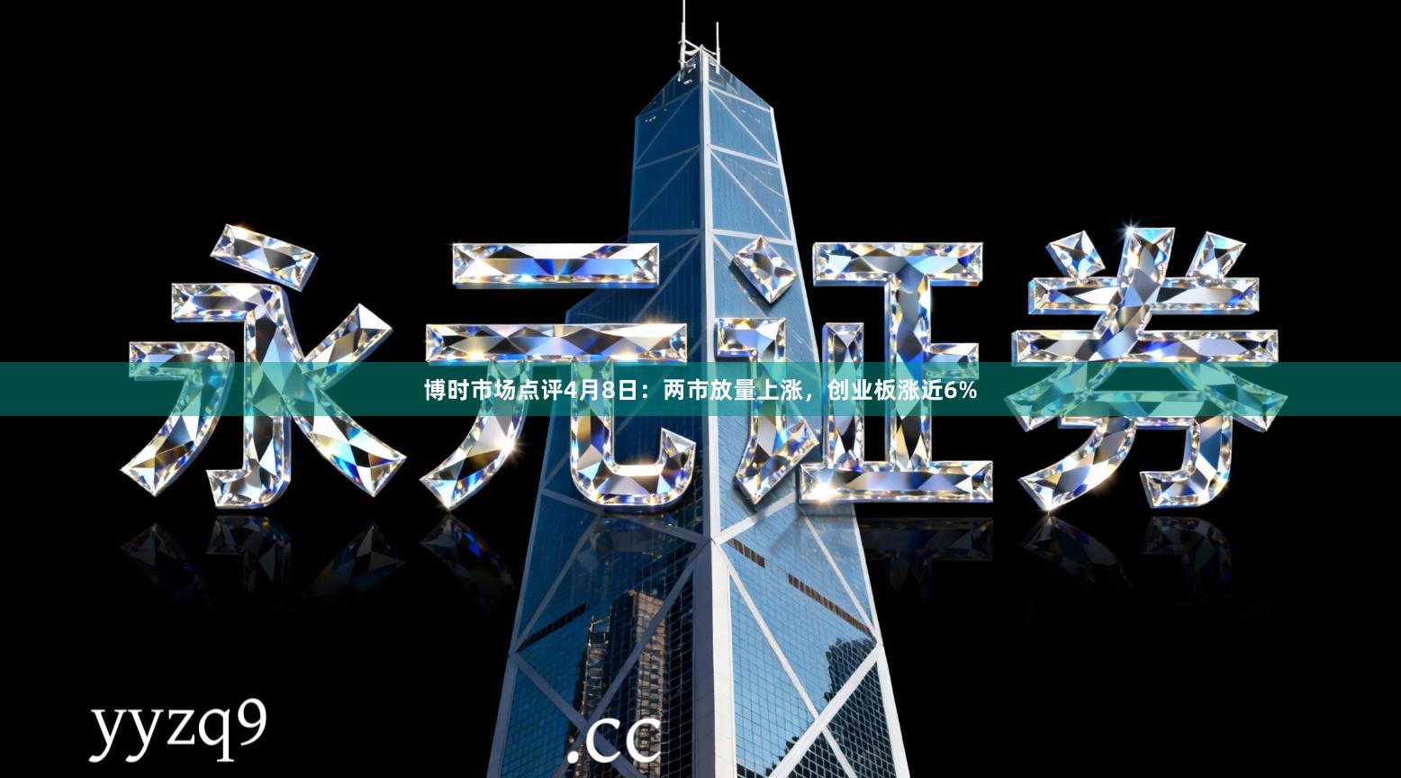 博时市场点评4月8日：两市放量上涨，创业板涨近6%